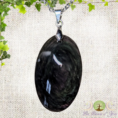 Pendentif obsidienne Mentogochol #71