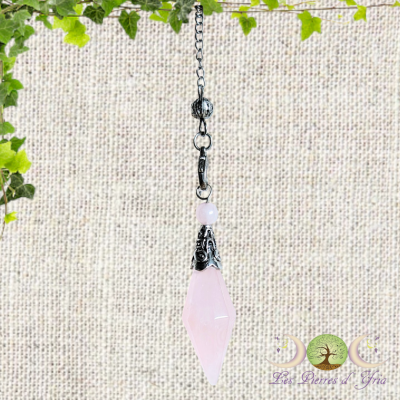 Pendule Losange Quartz rose