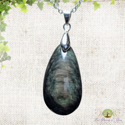 Pendentif obsidienne Mentogochol #73