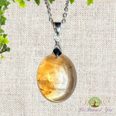 Pendentif citrine naturelle #2