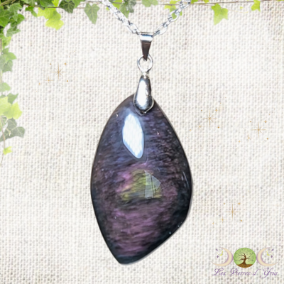 Pendentif obsidienne Mentogochol #75