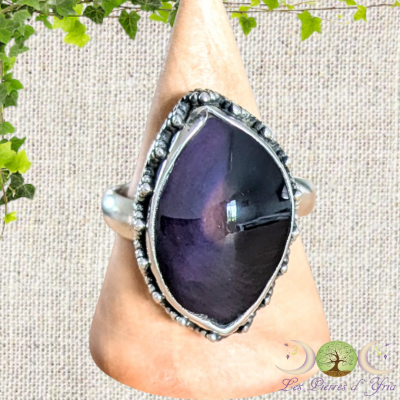 Bague Obsidienne Oeil Céleste